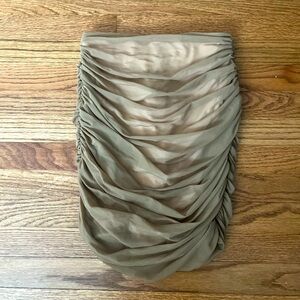Mesh ruched skirt from House of CB